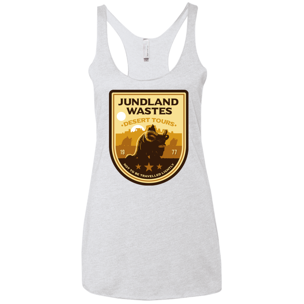 Desert Tours Women's Triblend Racerback Tank