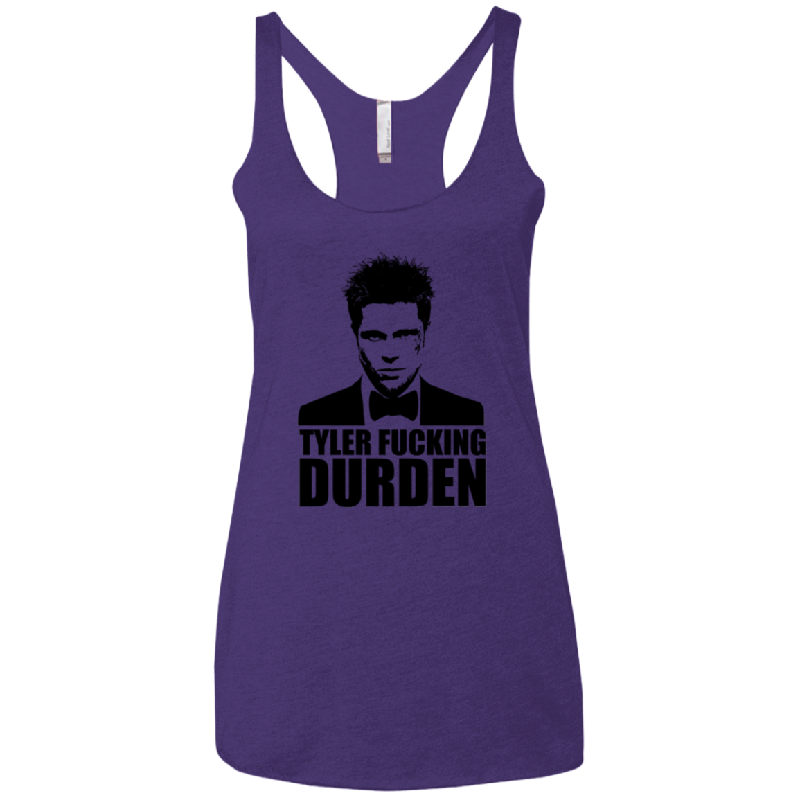 Tyler Fucking Durden Women's Triblend Racerback Tank