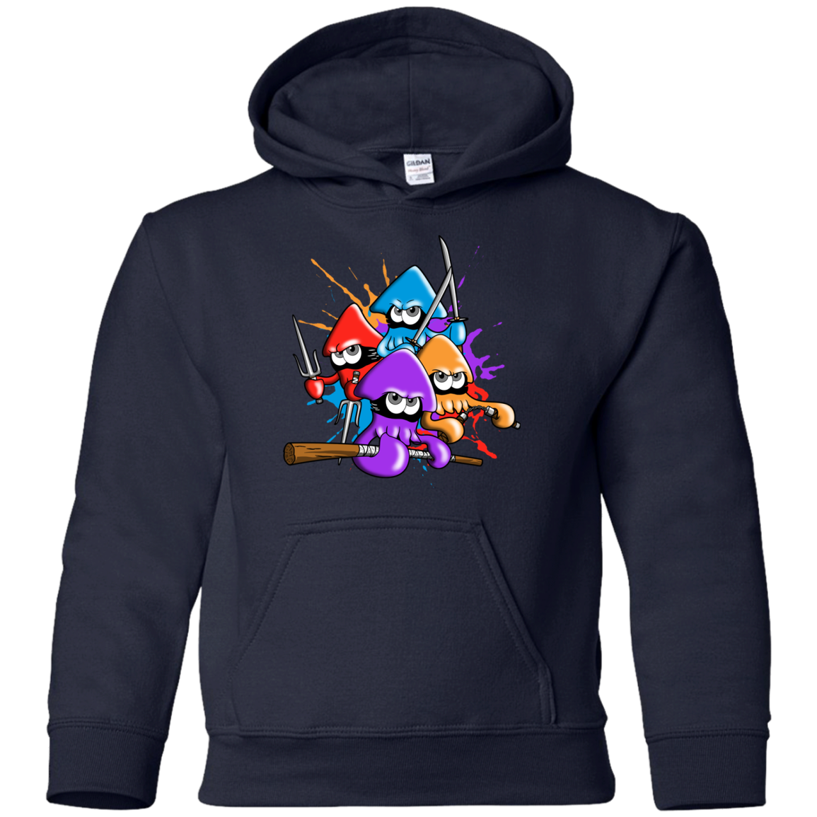 Teenage Mutant Ninja Squids Youth Hoodie