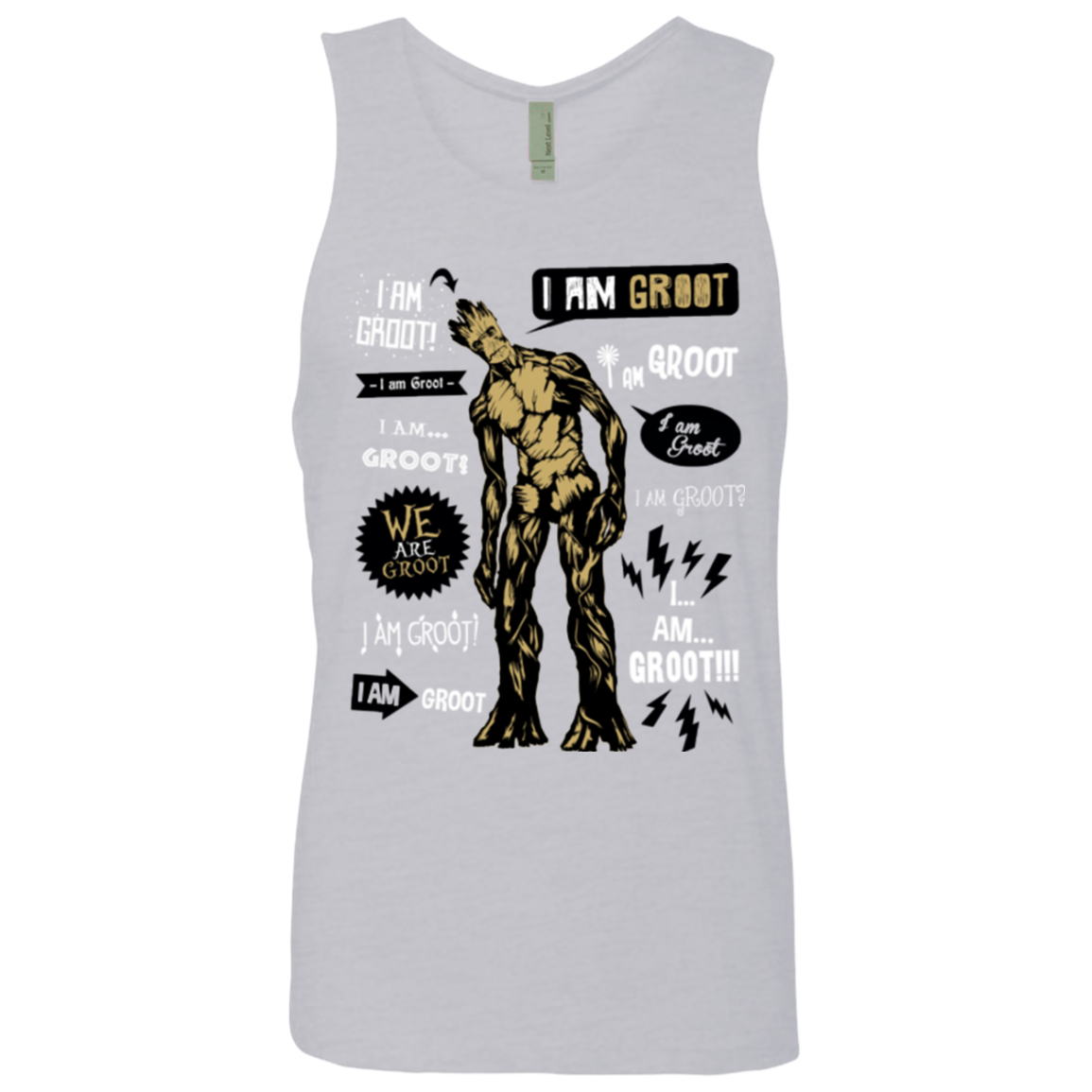Groot Famous Quotes Men's Premium Tank Top