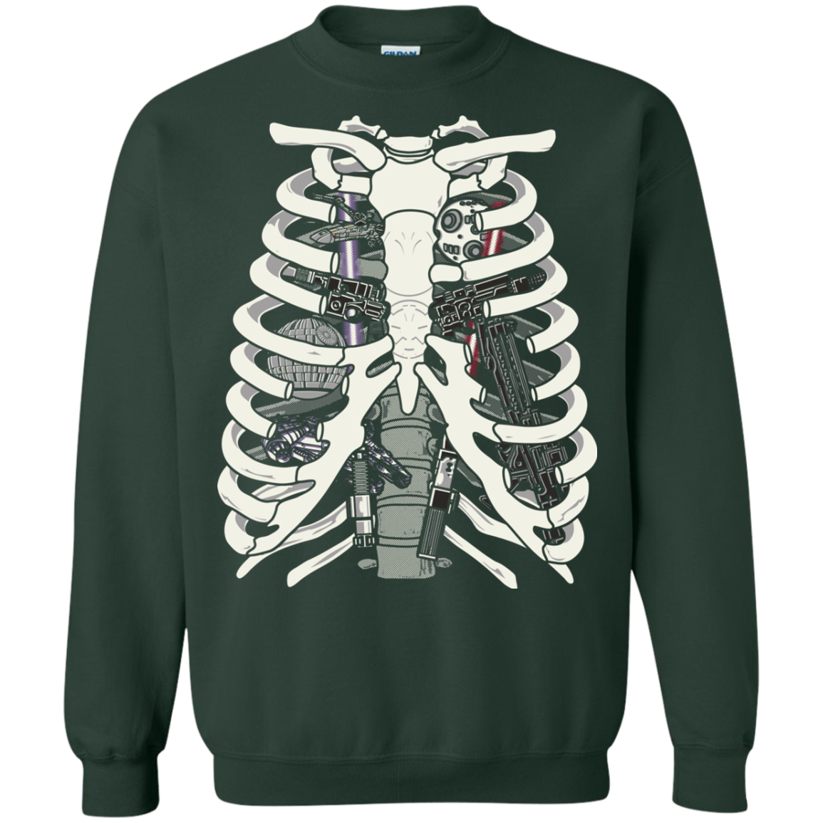 Anatomy of a Galaxy Far Away Crewneck Sweatshirt