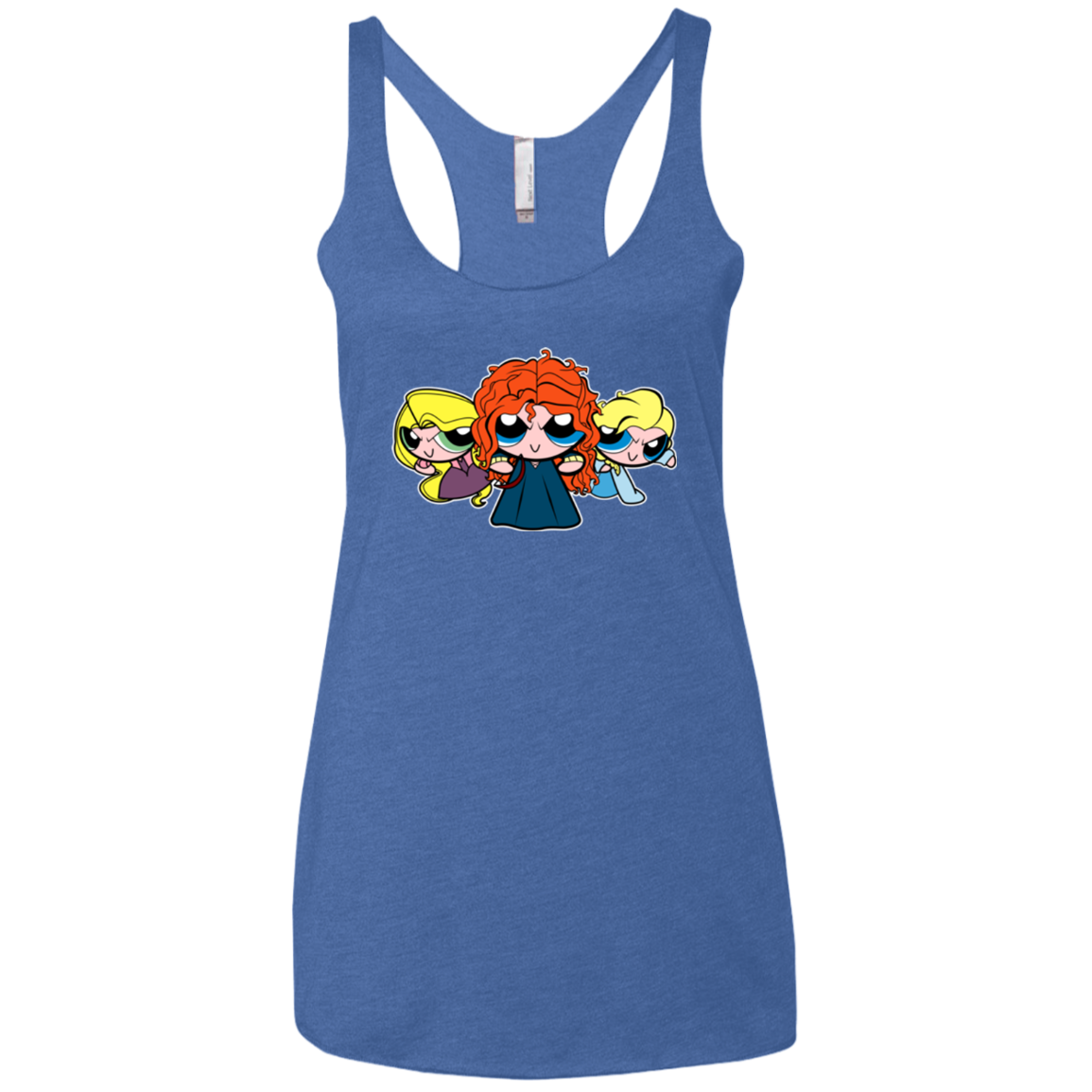 Princess Puff Girls2 Women's Triblend Racerback Tank