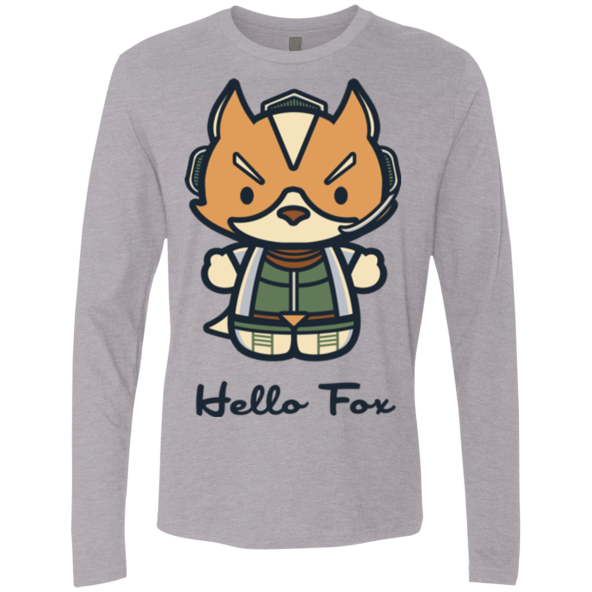 Hello Fox Men's Premium Long Sleeve