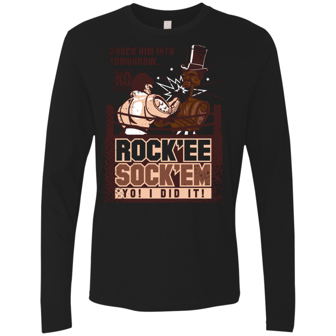 Rockee Sockem Men's Premium Long Sleeve