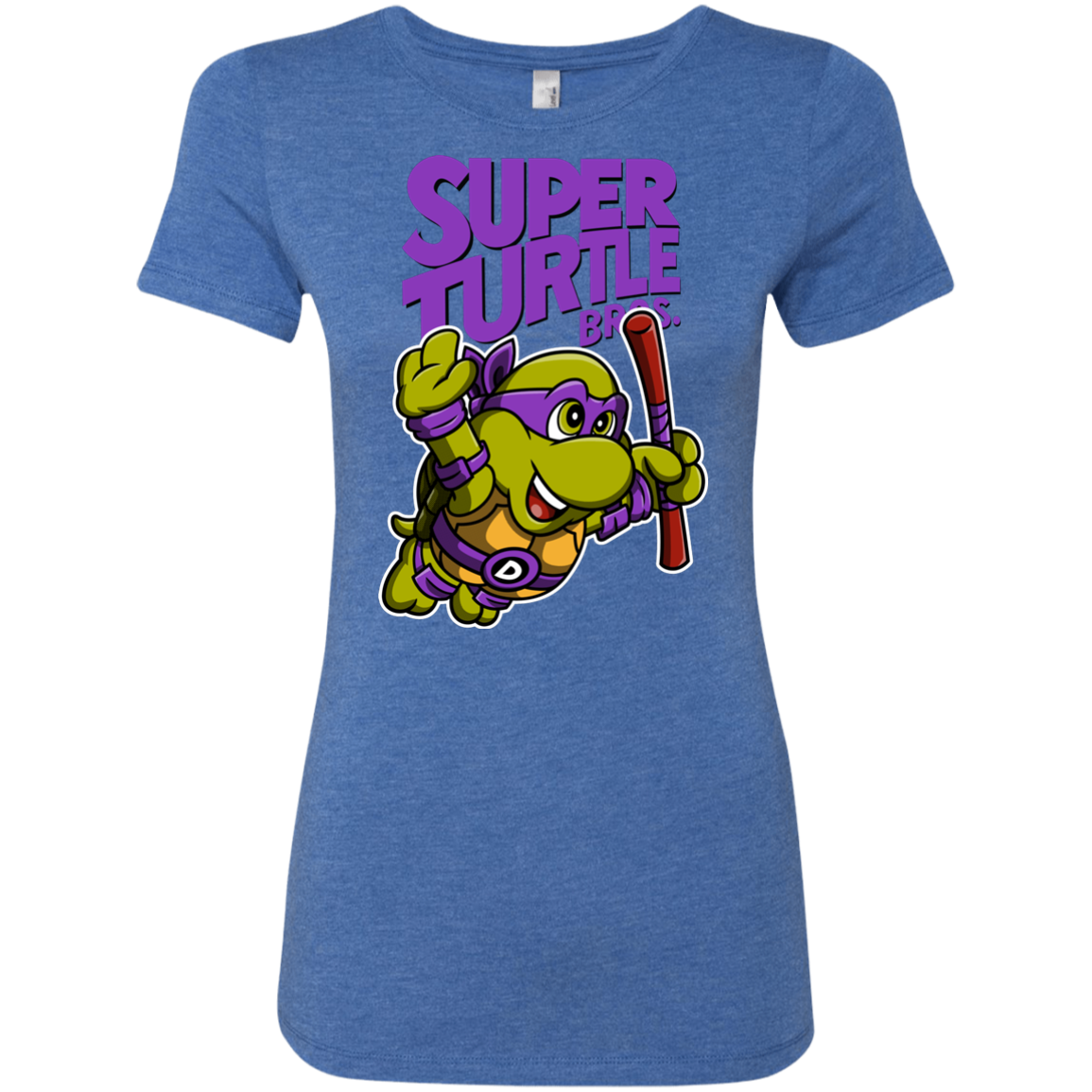 Super Turtle Bros Donnie Women's Triblend T-Shirt