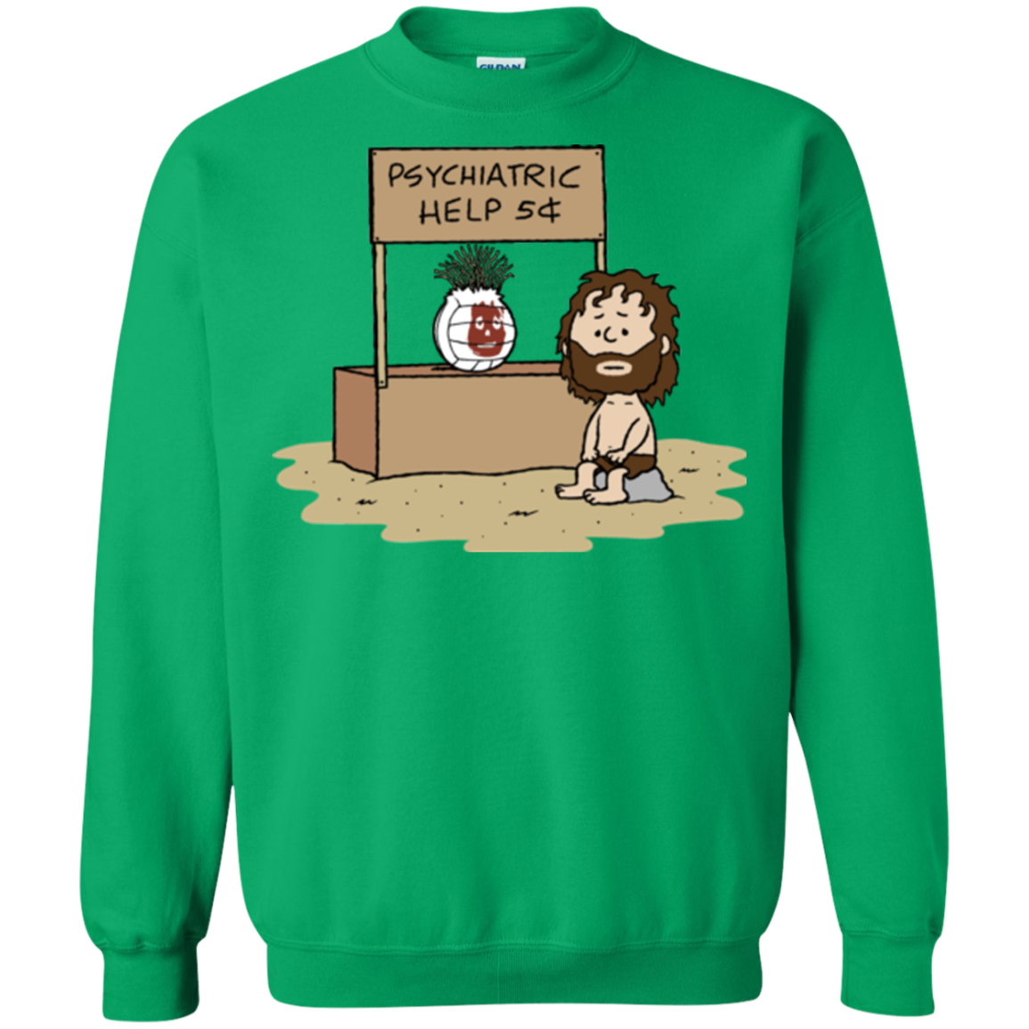 Volleyball Help Crewneck Sweatshirt