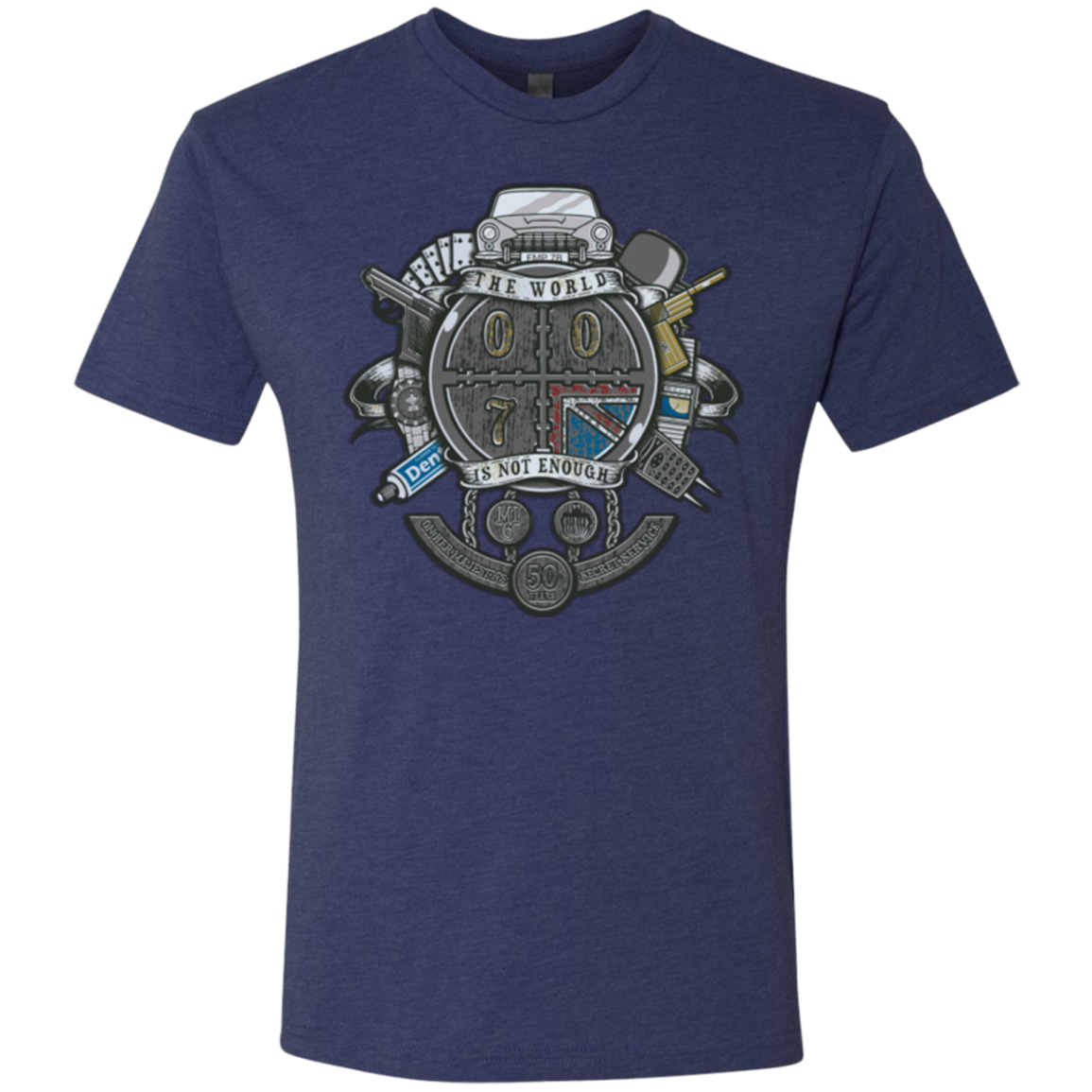 British Spy Crest Men's Triblend T-Shirt