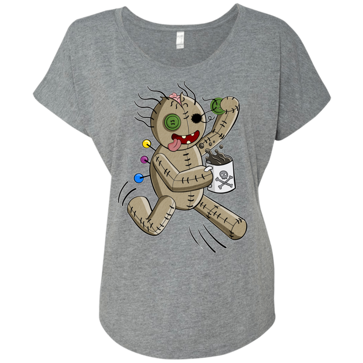 Voodoo Coffee Runner Triblend Dolman Sleeve