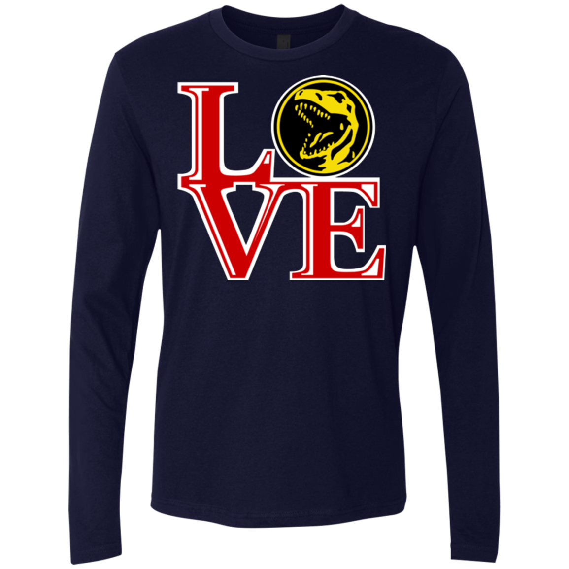 Red Ranger LOVE Men's Premium Long Sleeve