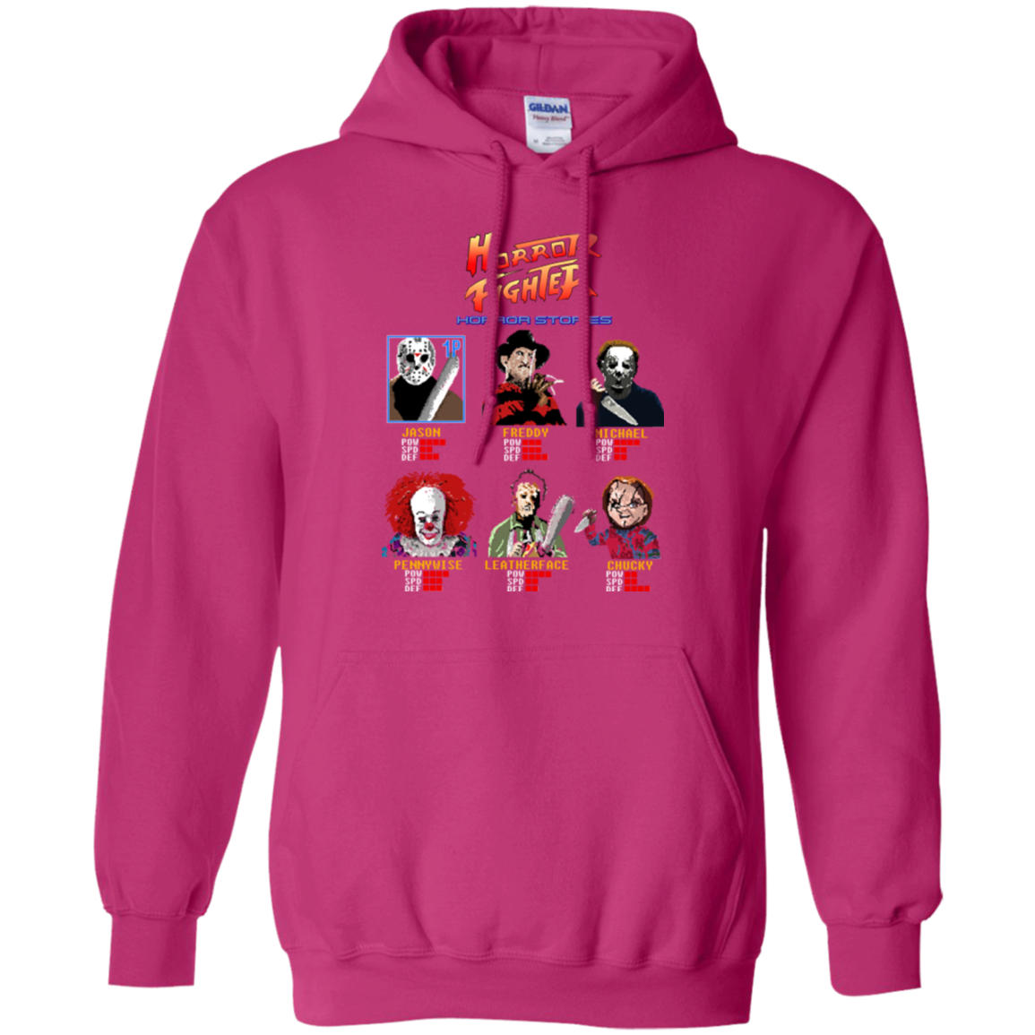 Horror Fighter Pullover Hoodie