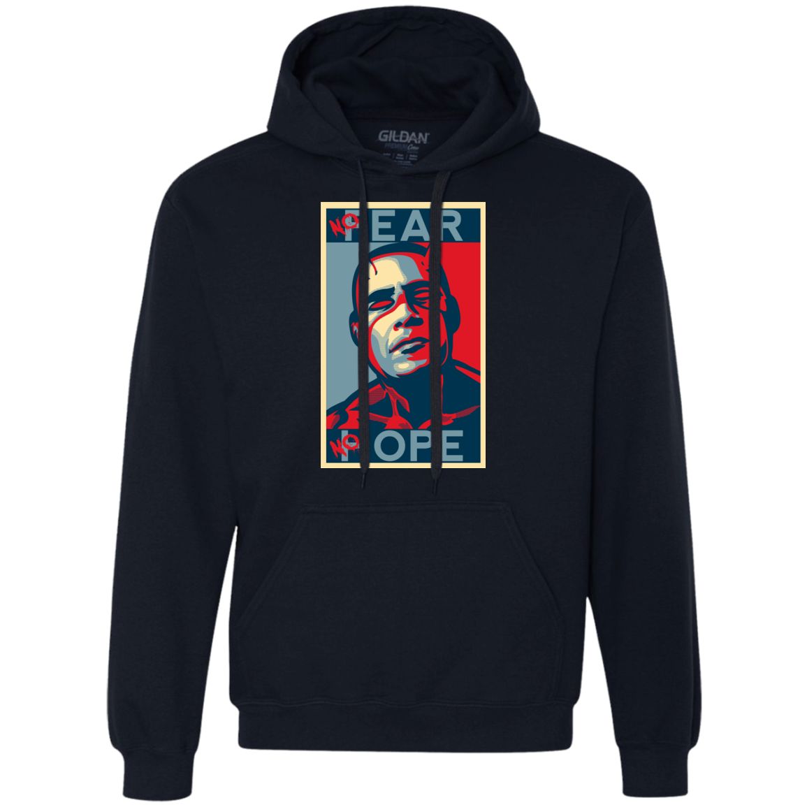A man with no fear Premium Fleece Hoodie