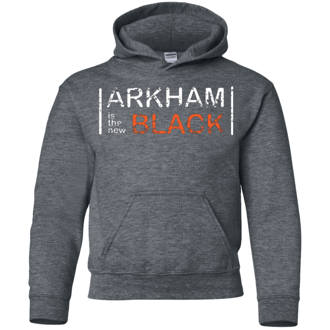 Arkham Black Youth Hoodie