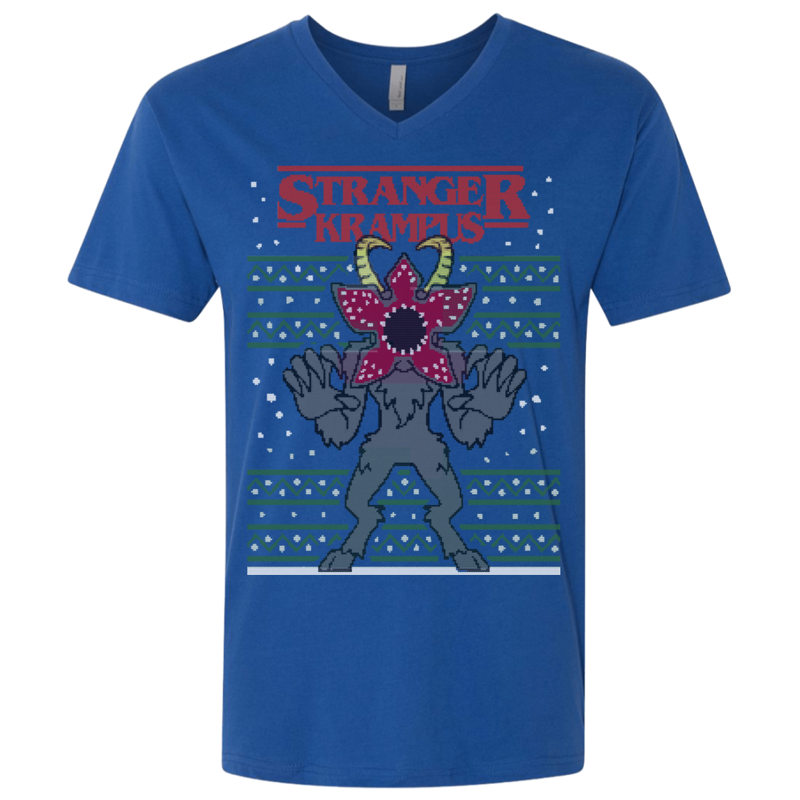 Stranger Krampus Men's Premium V-Neck