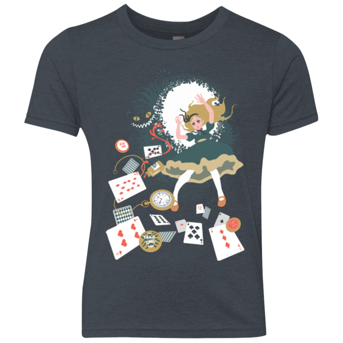 Down the rabbit hole Youth Triblend T-Shirt