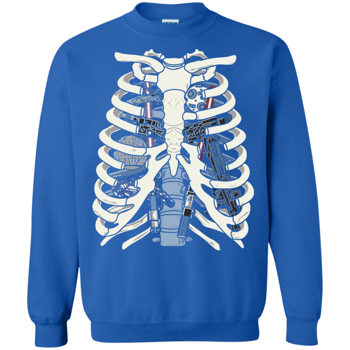 Anatomy of a Galaxy Far Away Crewneck Sweatshirt