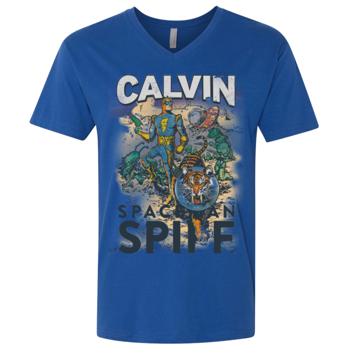 Spaceman Spiff Men's Premium V-Neck