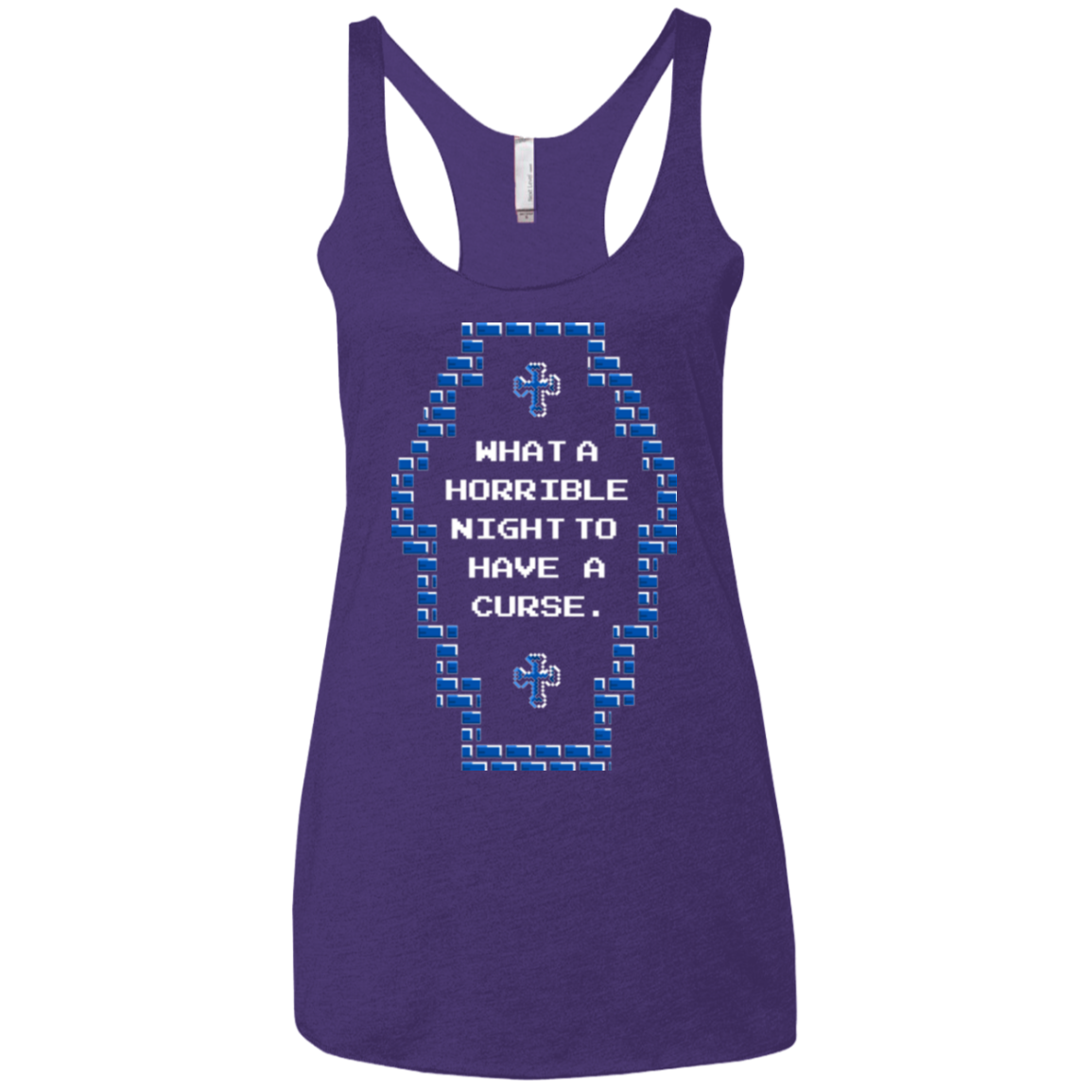 What a Horrible Night Women's Triblend Racerback Tank
