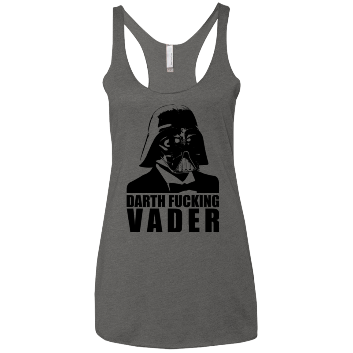 Dart Fucking Vader Women's Triblend Racerback Tank