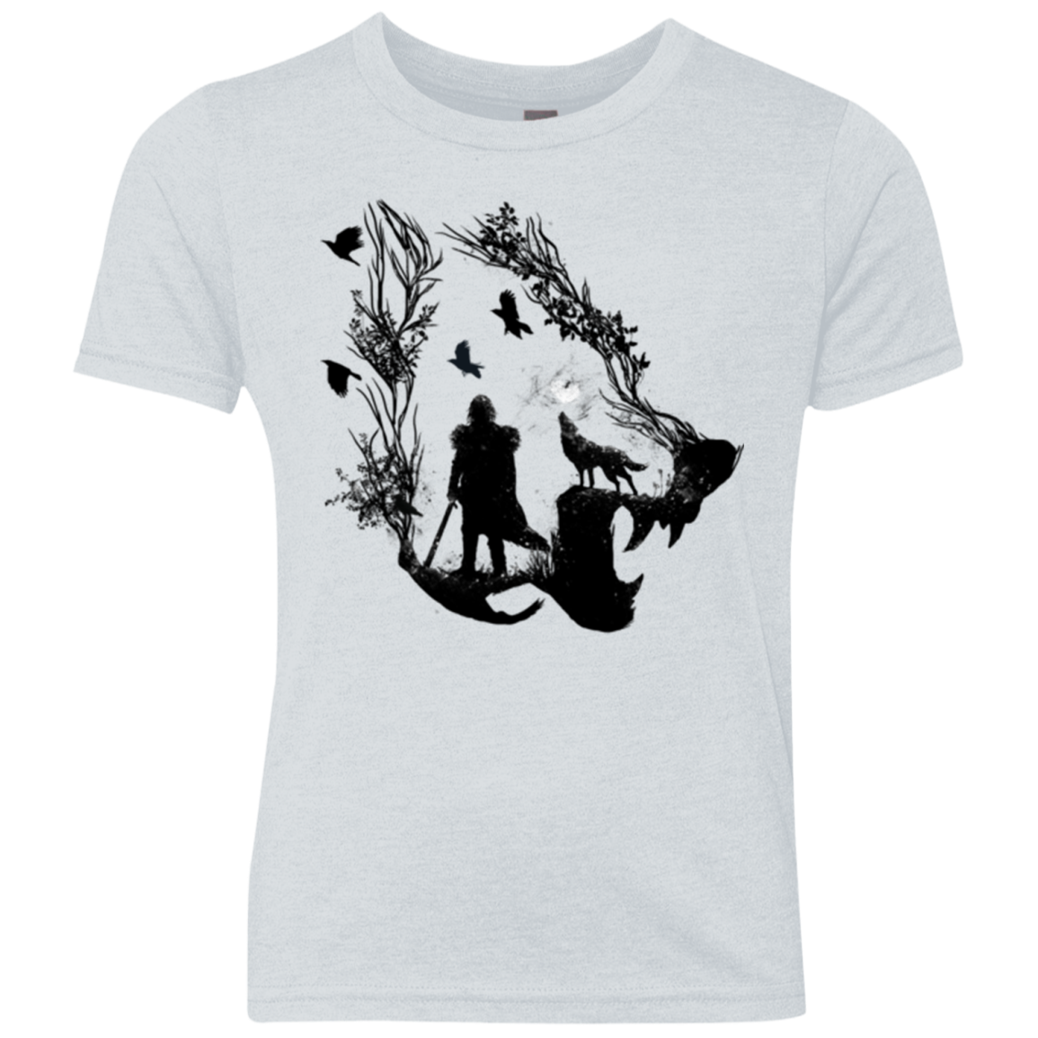 Lone wolf Youth Triblend T-Shirt