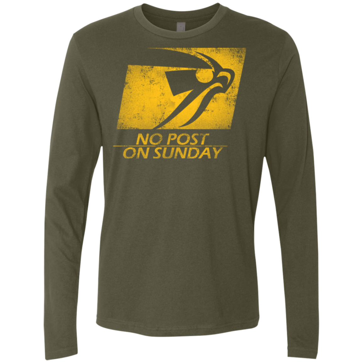 No Post On Sunday Men's Premium Long Sleeve