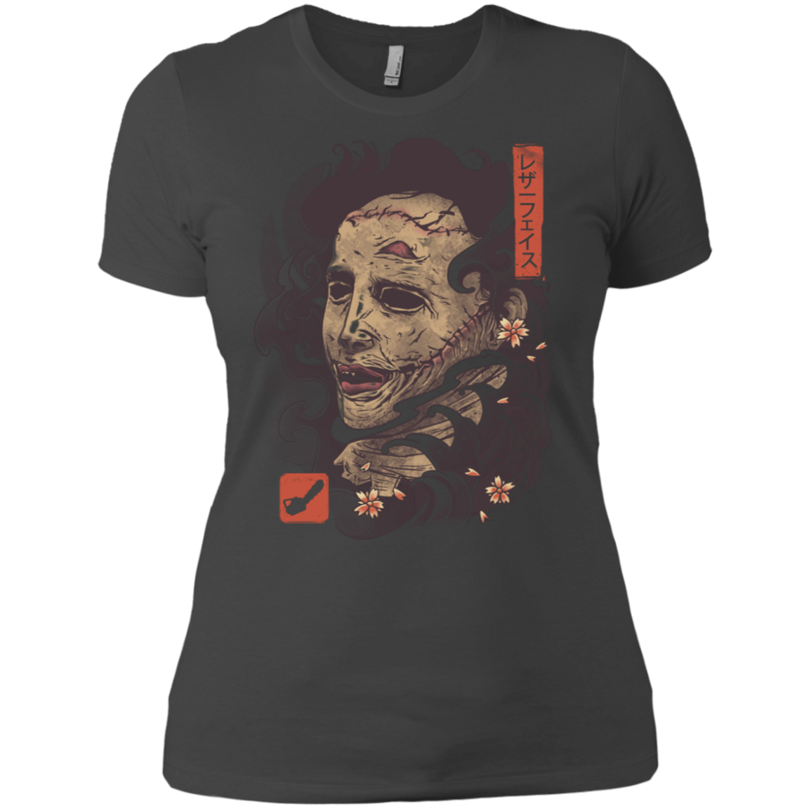Oni Leather Mask Women's Premium T-Shirt