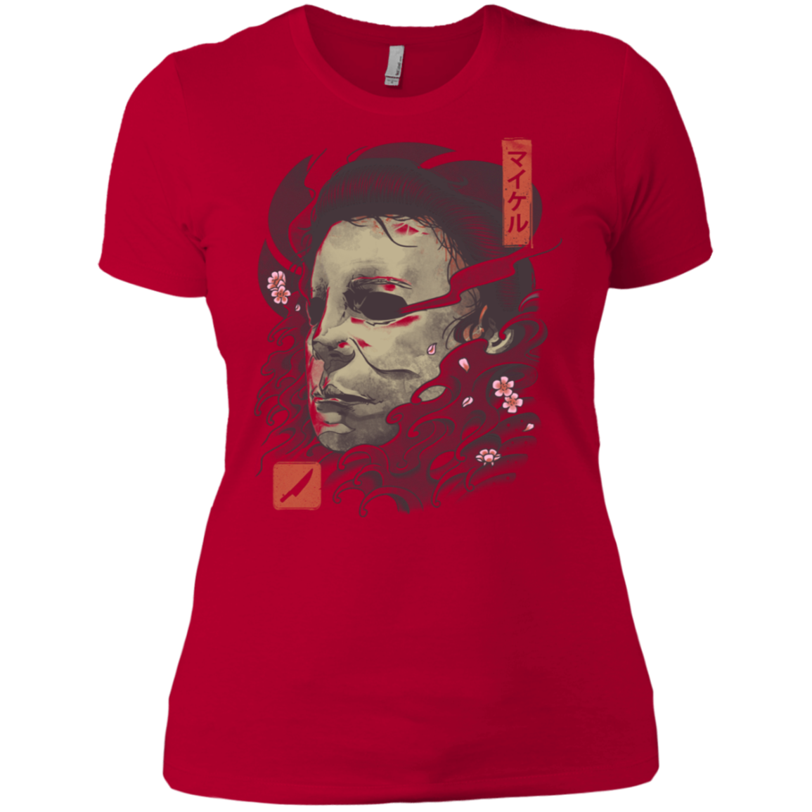 Oni Slasher Mask Women's Premium T-Shirt