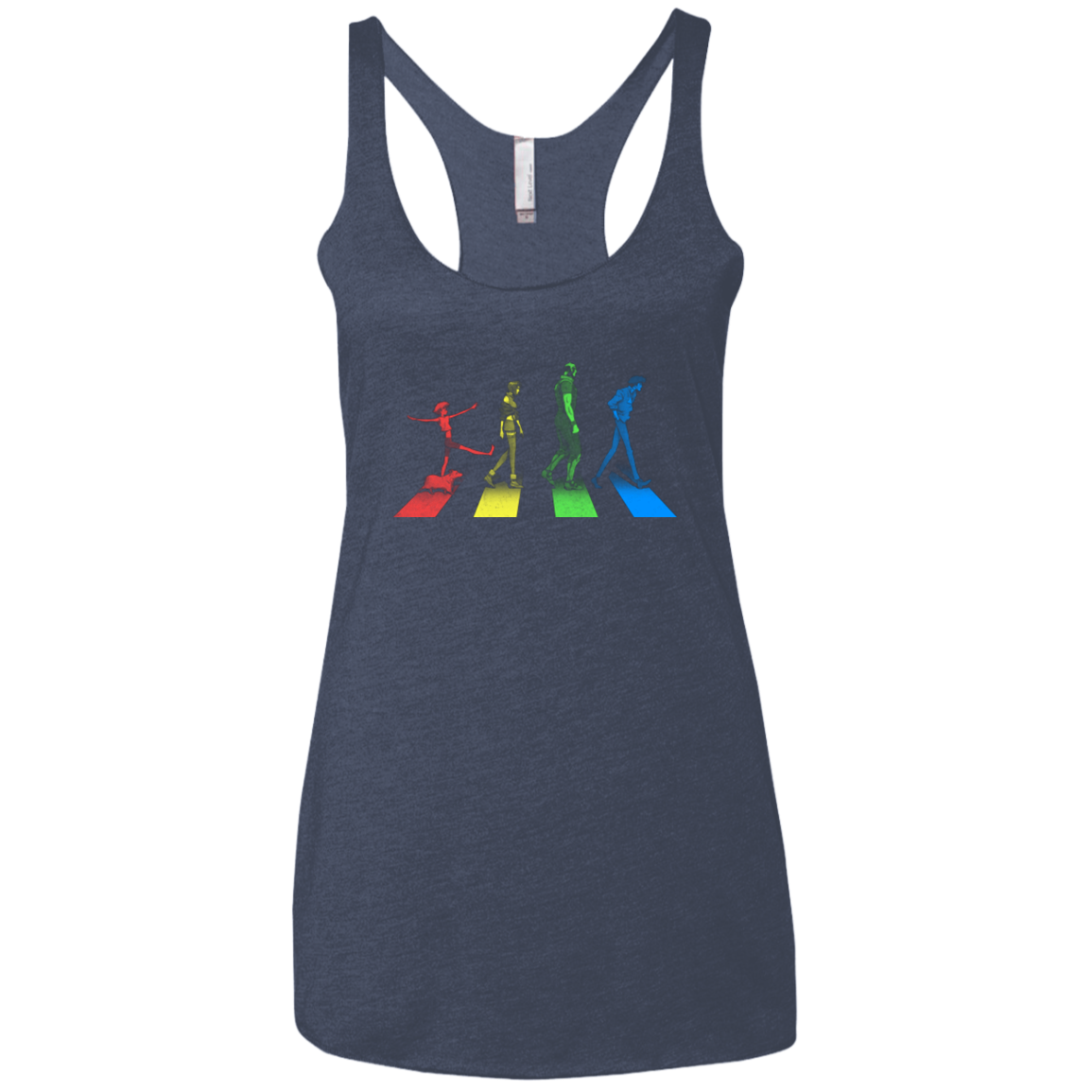 Stray Dog Strut Women's Triblend Racerback Tank