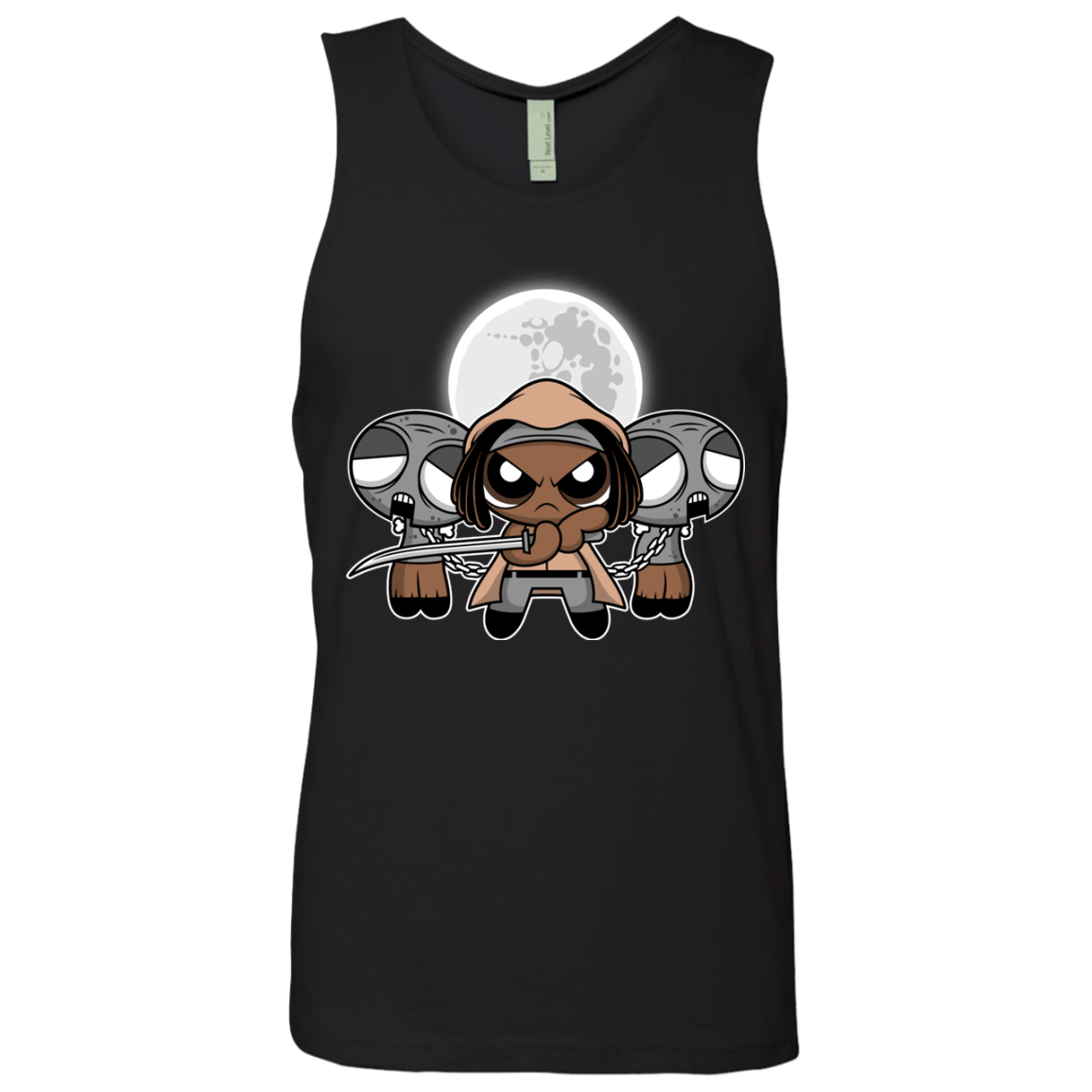 SHUFFLE AND SLICE AND NOT VERY NICE Men's Premium Tank Top