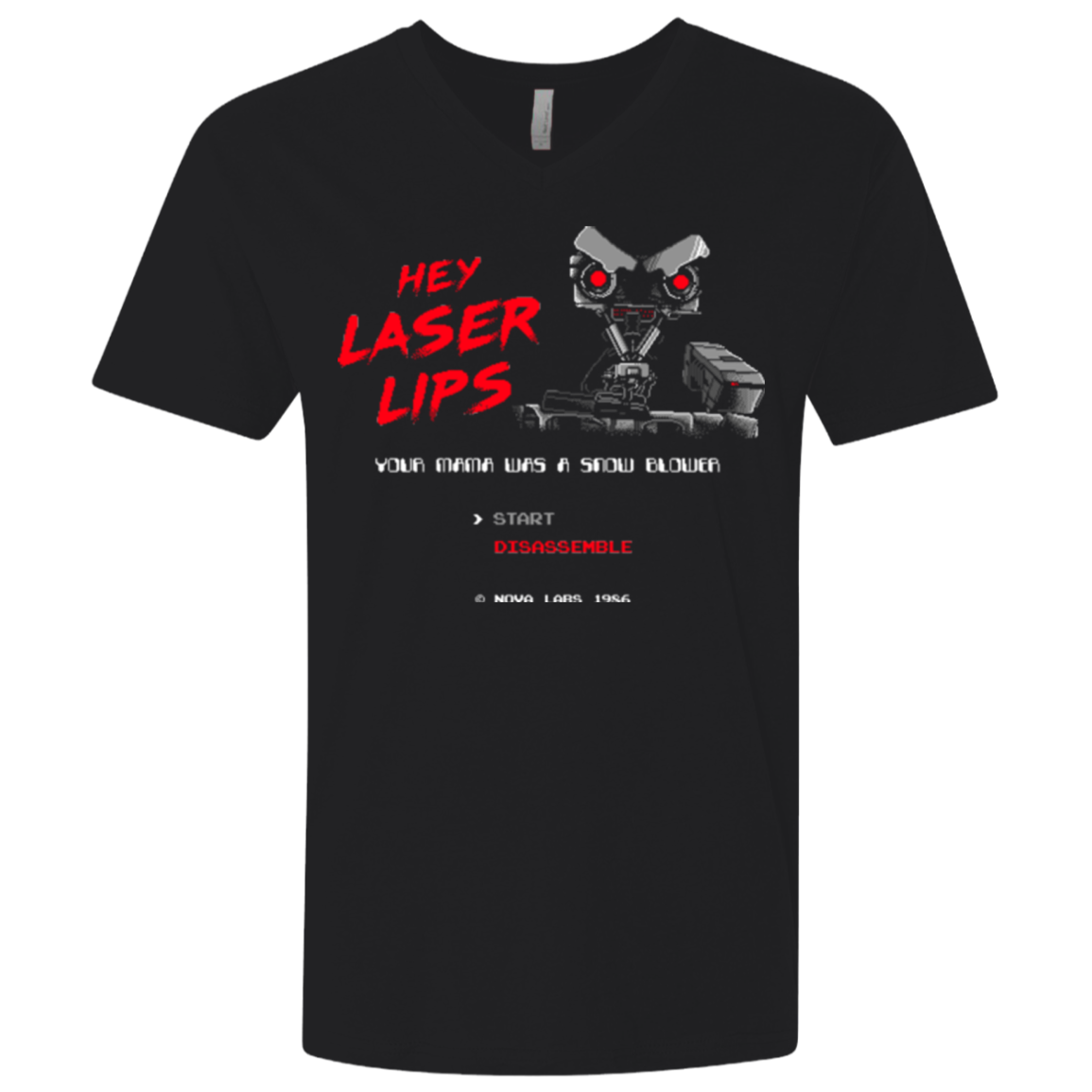 Laser Lips Men's Premium V-Neck