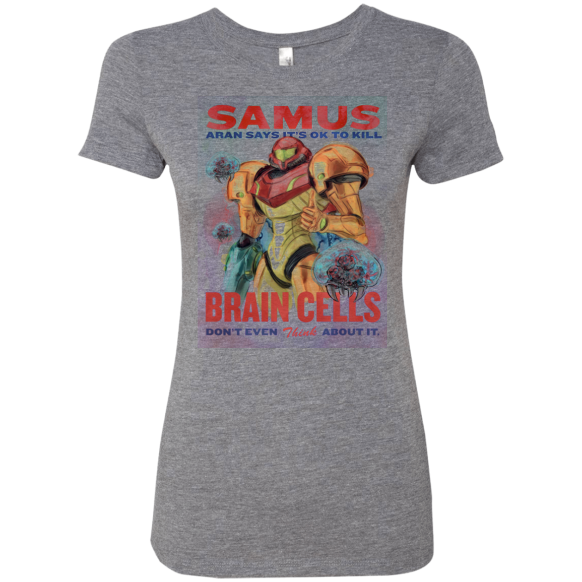 Samus Aran Propaganda Women's Triblend T-Shirt