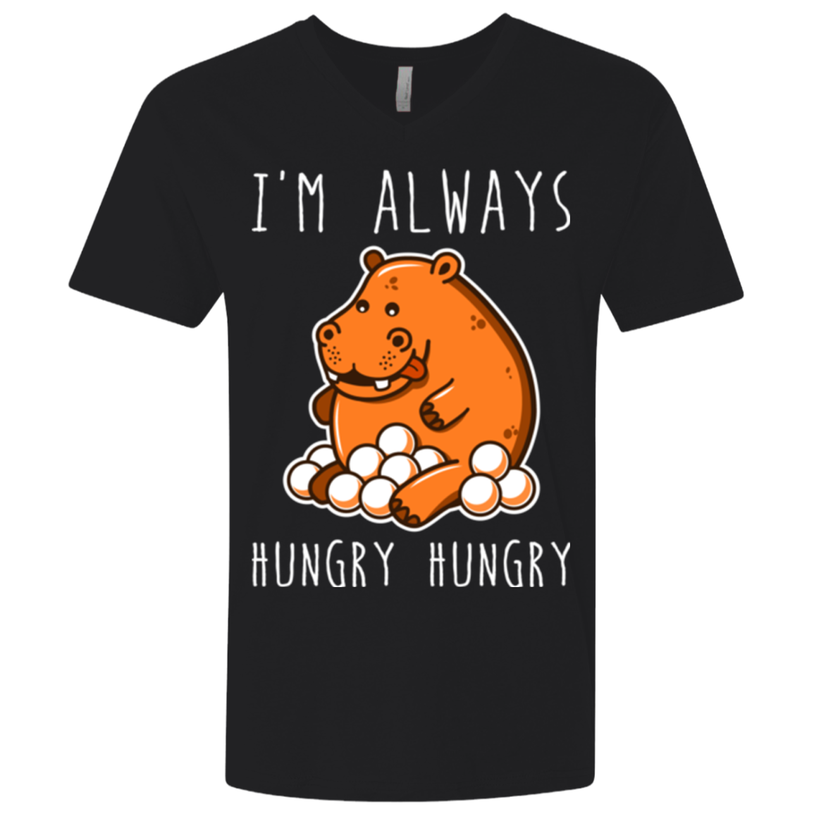 Hungry Hungry Men's Premium V-Neck