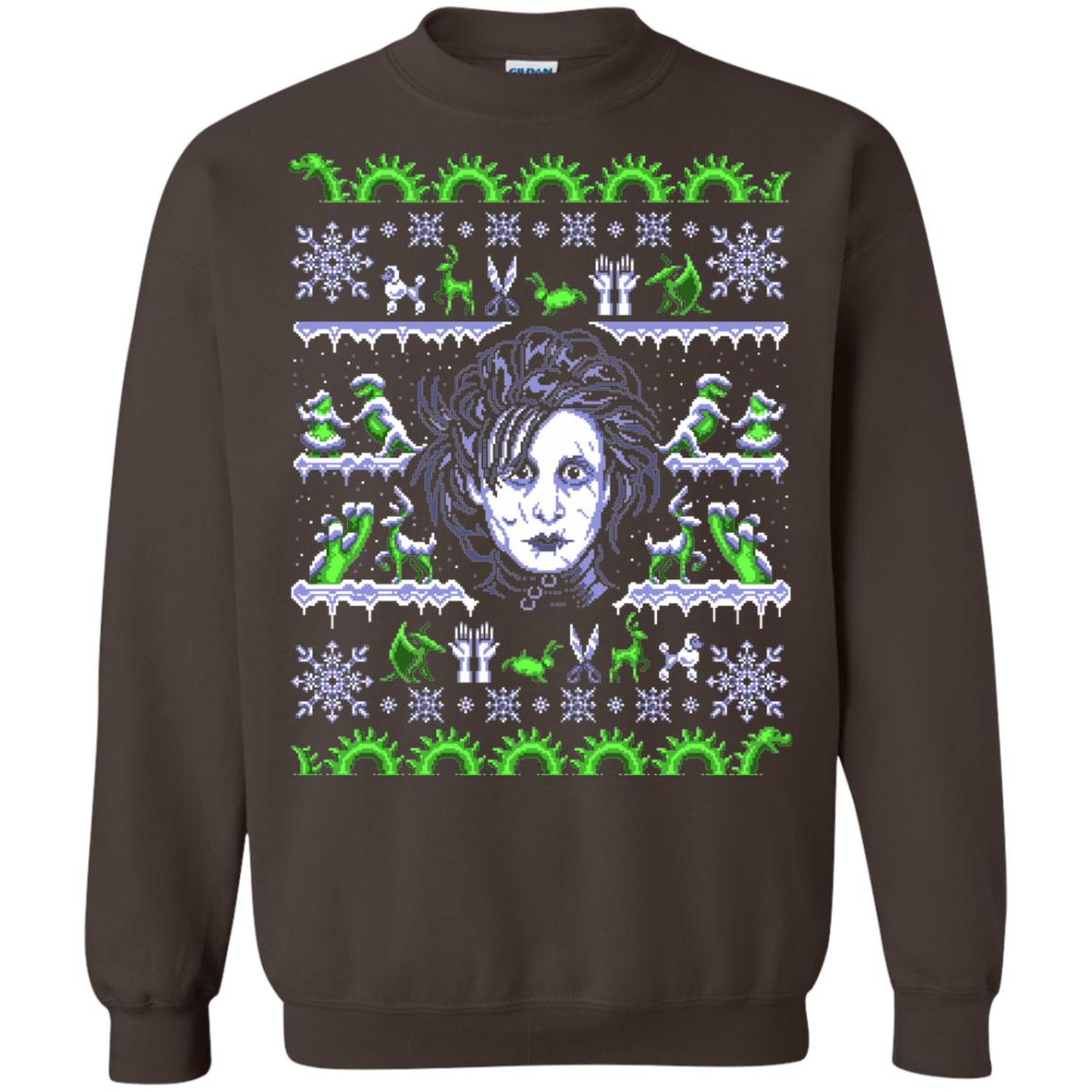 Edward Scissorhands ugly sweater Crewneck Sweatshirt
