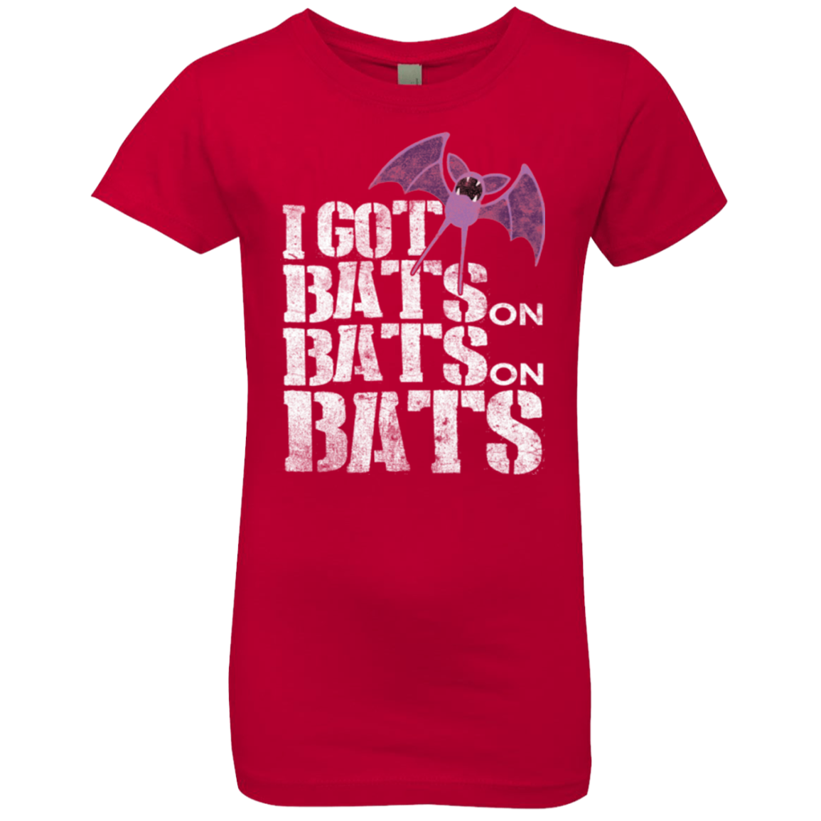 Bats on Bats on Bats Girls Premium T-Shirt