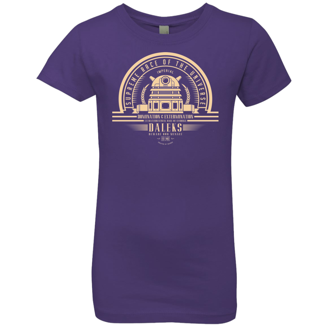 Who Villains Daleks Girls Premium T-Shirt