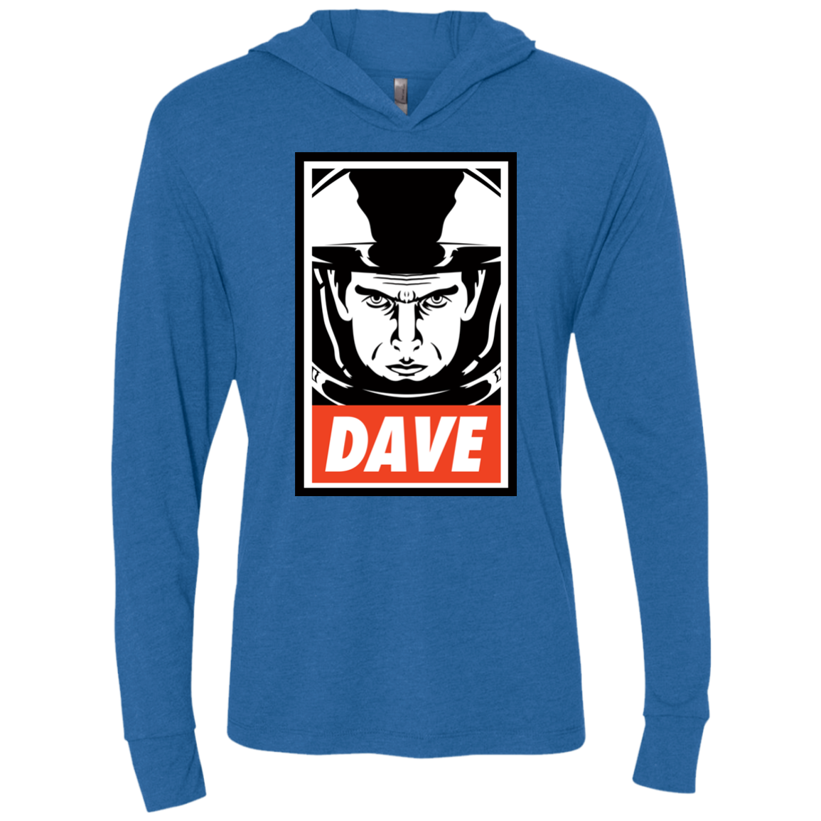 Dave Triblend Long Sleeve Hoodie Tee
