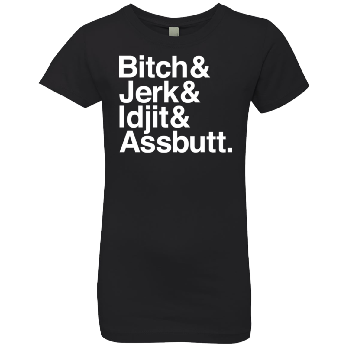 Team Free Will Helvetica Girls Premium T-Shirt