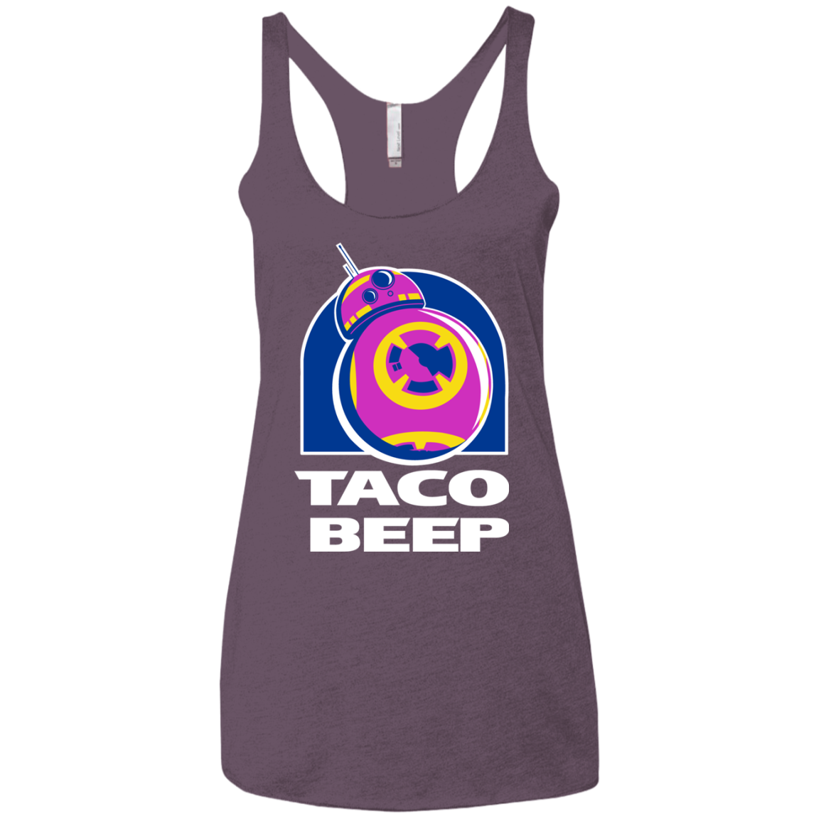 Taco Beep Women's Triblend Racerback Tank