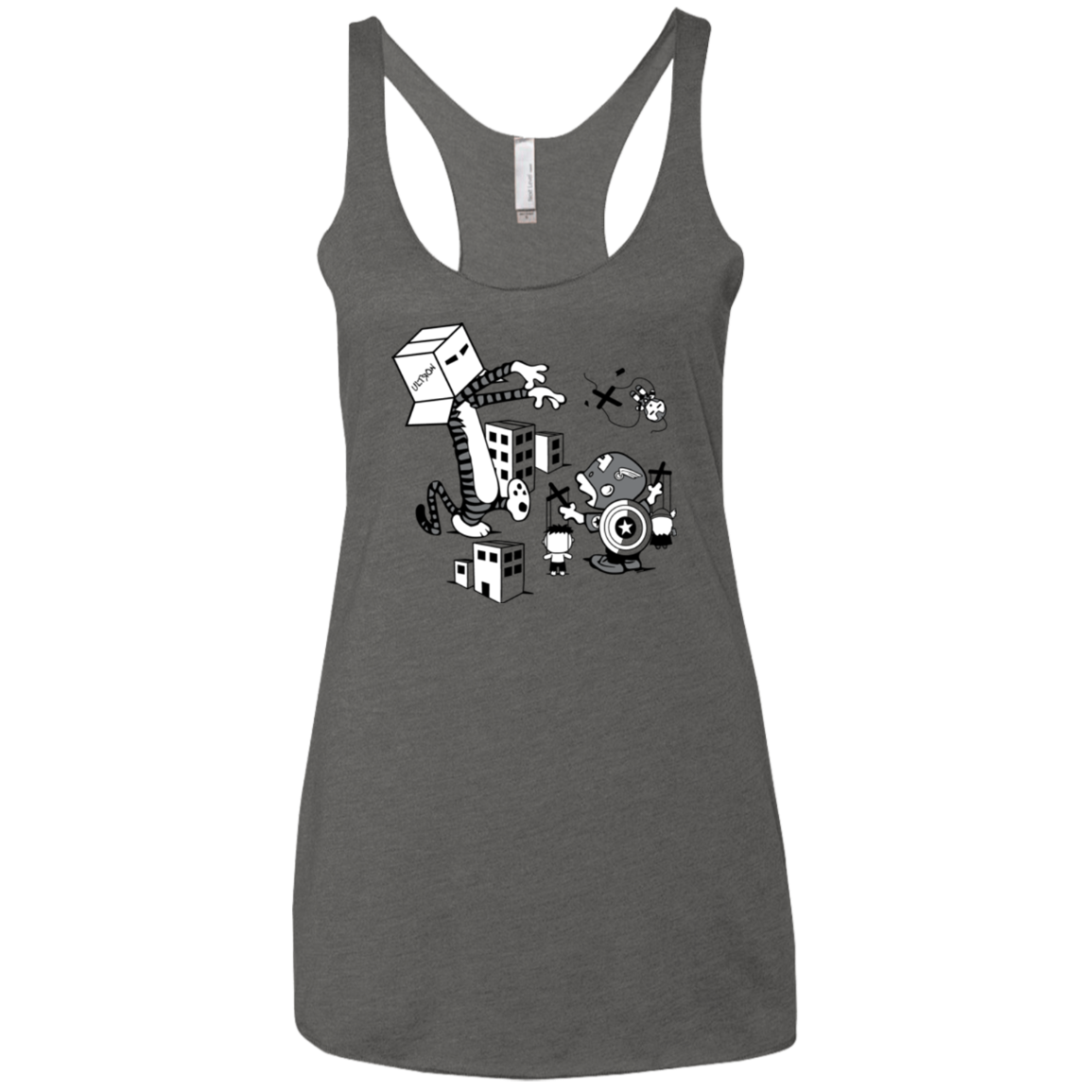 No Strings Attached Women's Triblend Racerback Tank