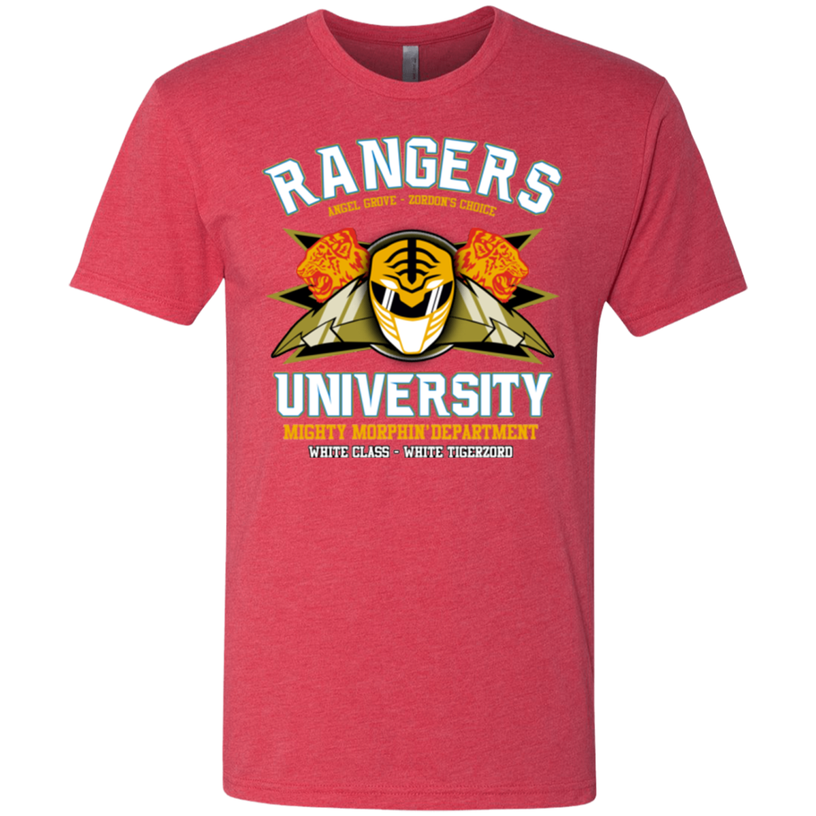 Rangers U White Ranger Men's Triblend T-Shirt