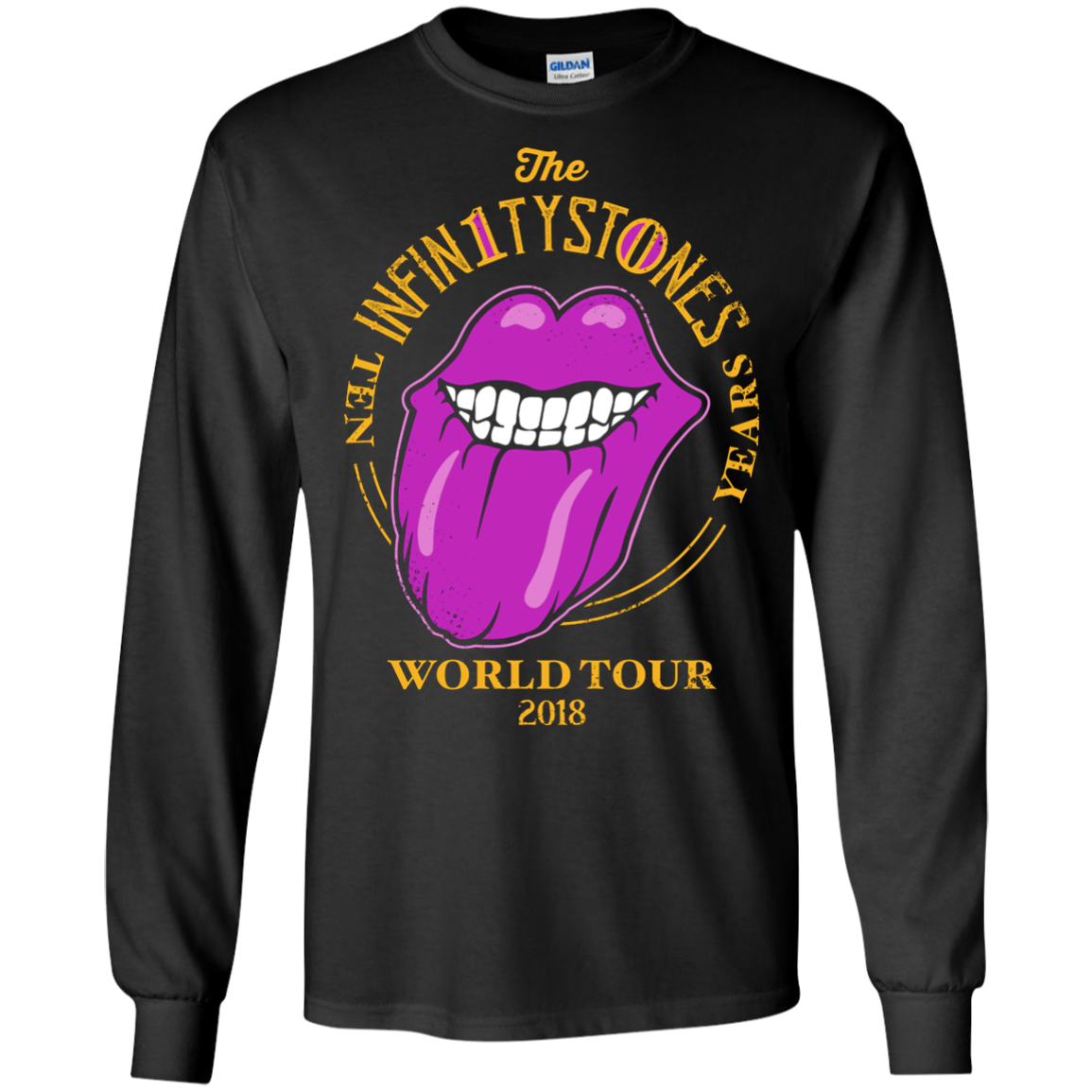 Stones World Tour Men's Long Sleeve T-Shirt