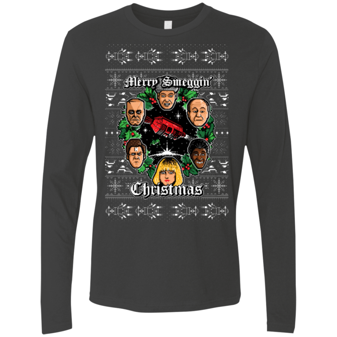 Merry Smeggin Christmas Men's Premium Long Sleeve