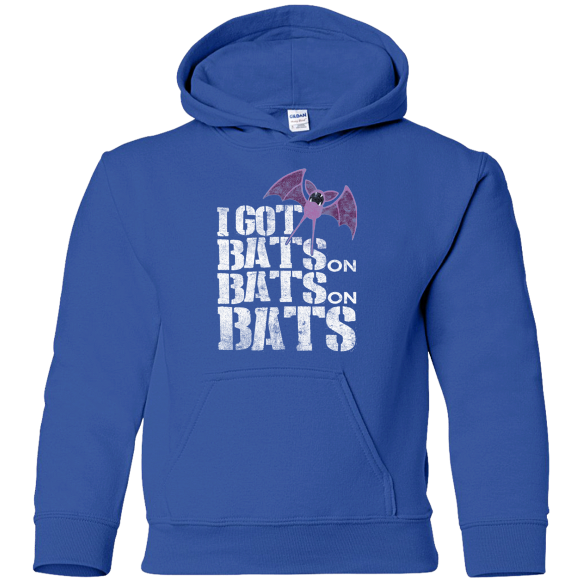 Bats on Bats on Bats Youth Hoodie