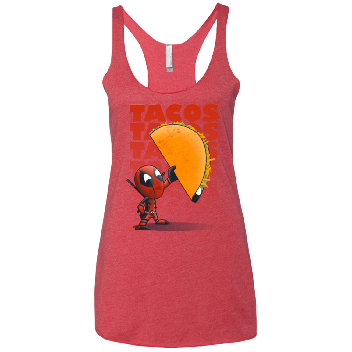 Tacos Women's Triblend Racerback Tank