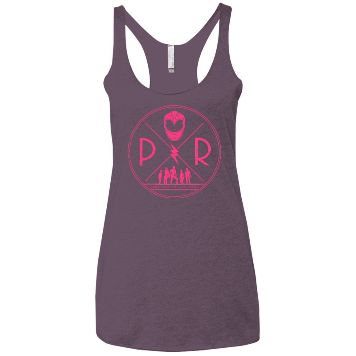 Pink Power Women's Triblend Racerback Tank