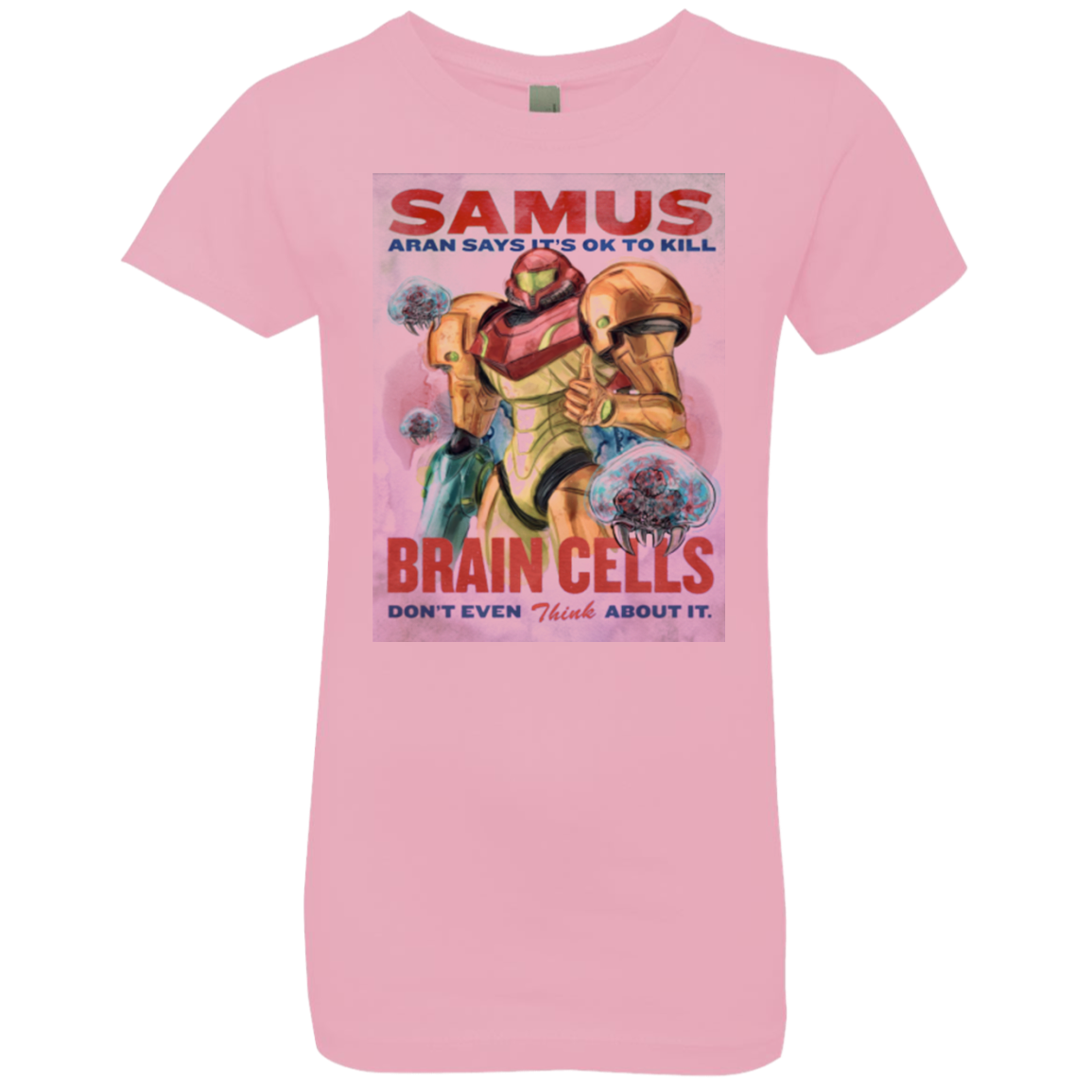 Samus Aran Propaganda Girls Premium T-Shirt