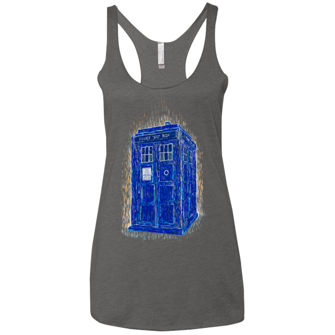 Woodcutardis Women's Triblend Racerback Tank