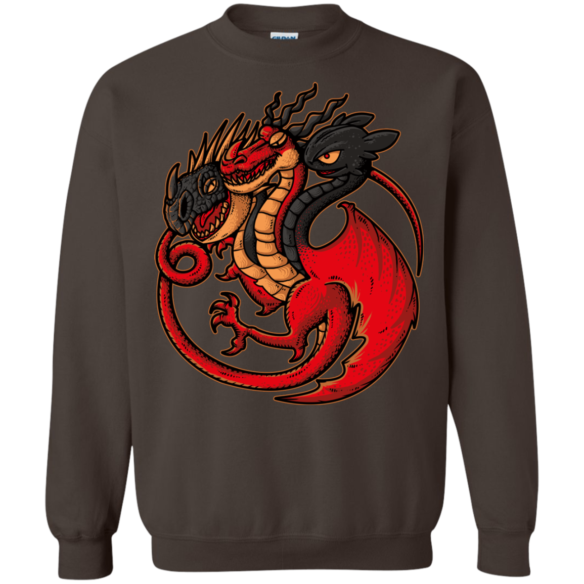FIRE BLOOD AND TRAINING Crewneck Sweatshirt