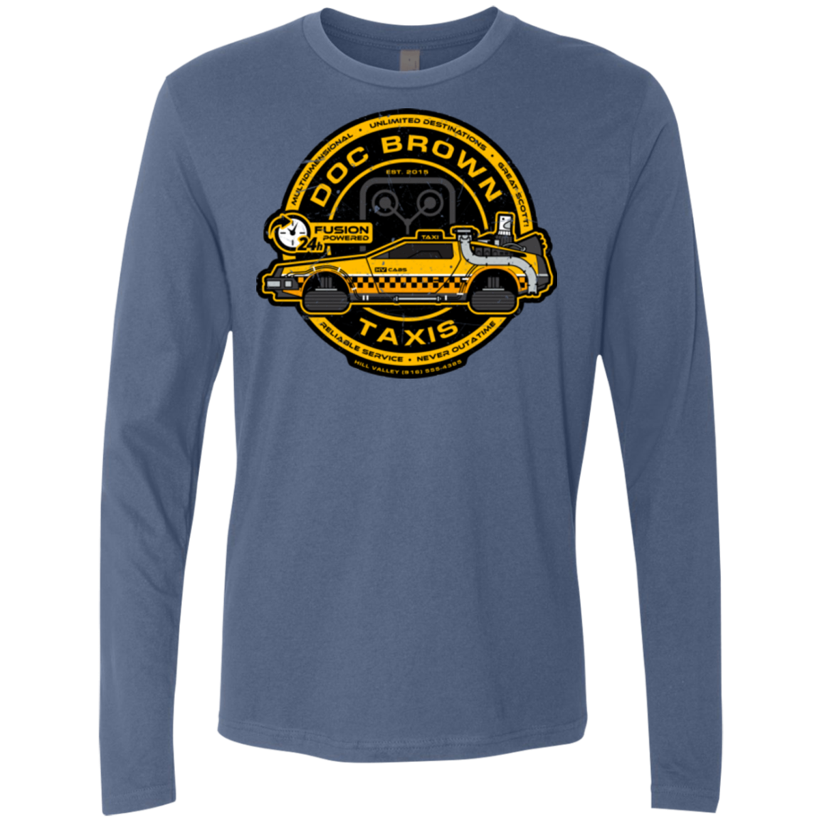 Doc Brown Taxis Men's Premium Long Sleeve