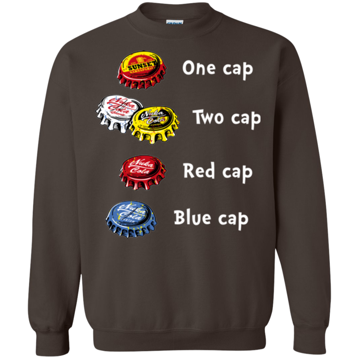 Bottle Caps Fever Crewneck Sweatshirt