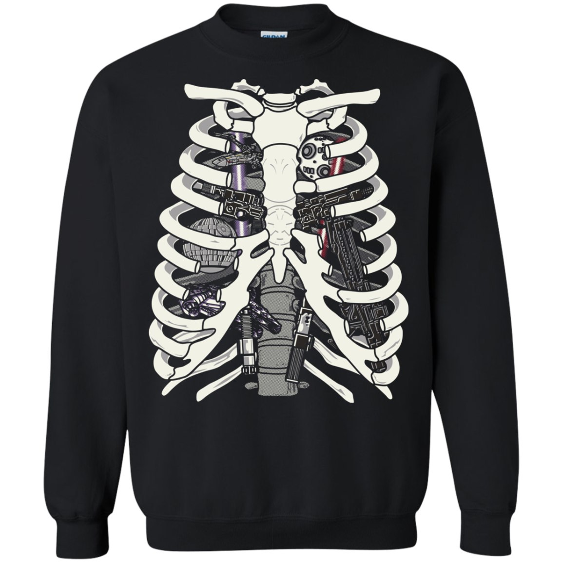 Anatomy of a Galaxy Far Away Crewneck Sweatshirt